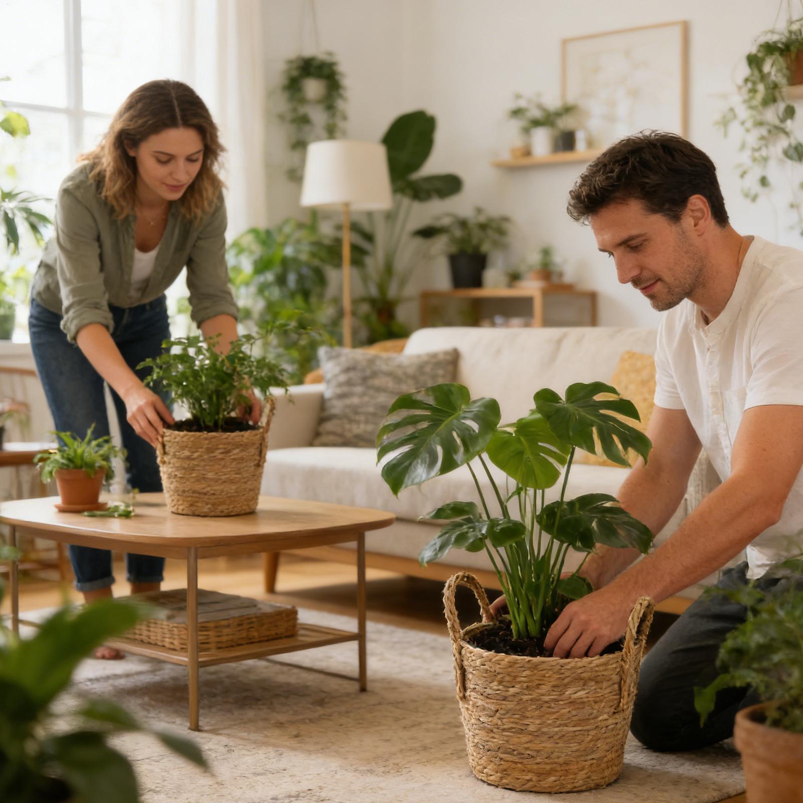 Planter Basket Straw Flowerpot - огляд і ціна Rattan Plant Basket