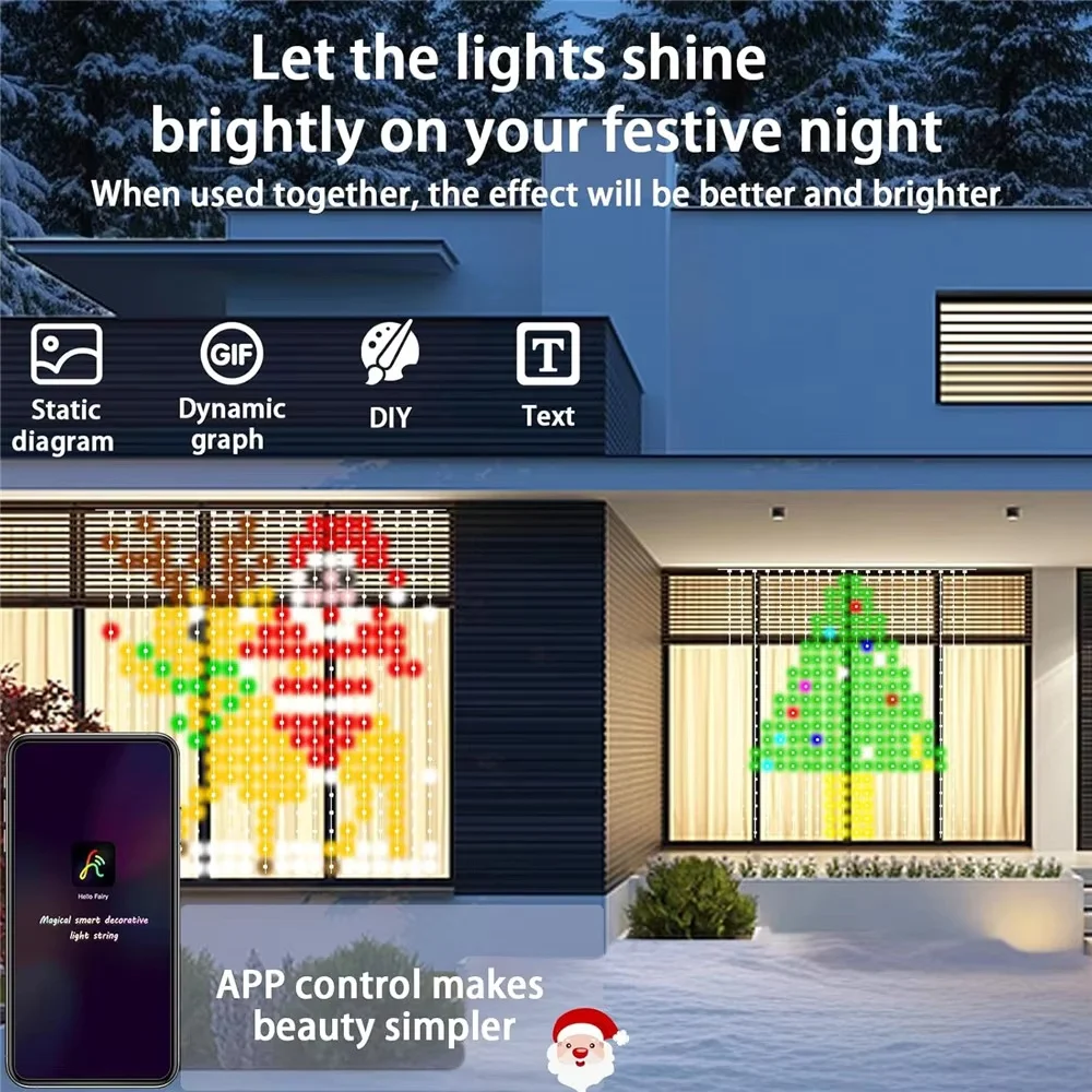 Smart LED Curtain Lights RGB A - огляд і ціна Home Decor Free App