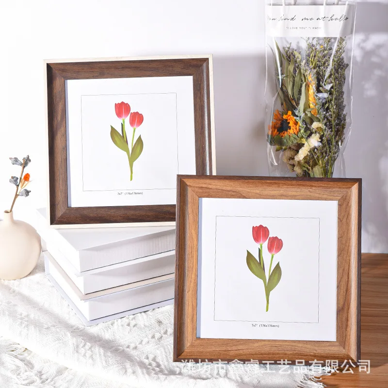 Square Picture Frame 6 Inch, 7 - огляд і ціна Bamboo Photo Frame