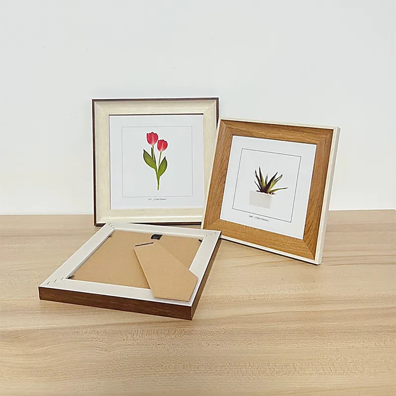 Square Picture Frame 6 Inch, 7 - огляд і ціна Bamboo Photo Frame