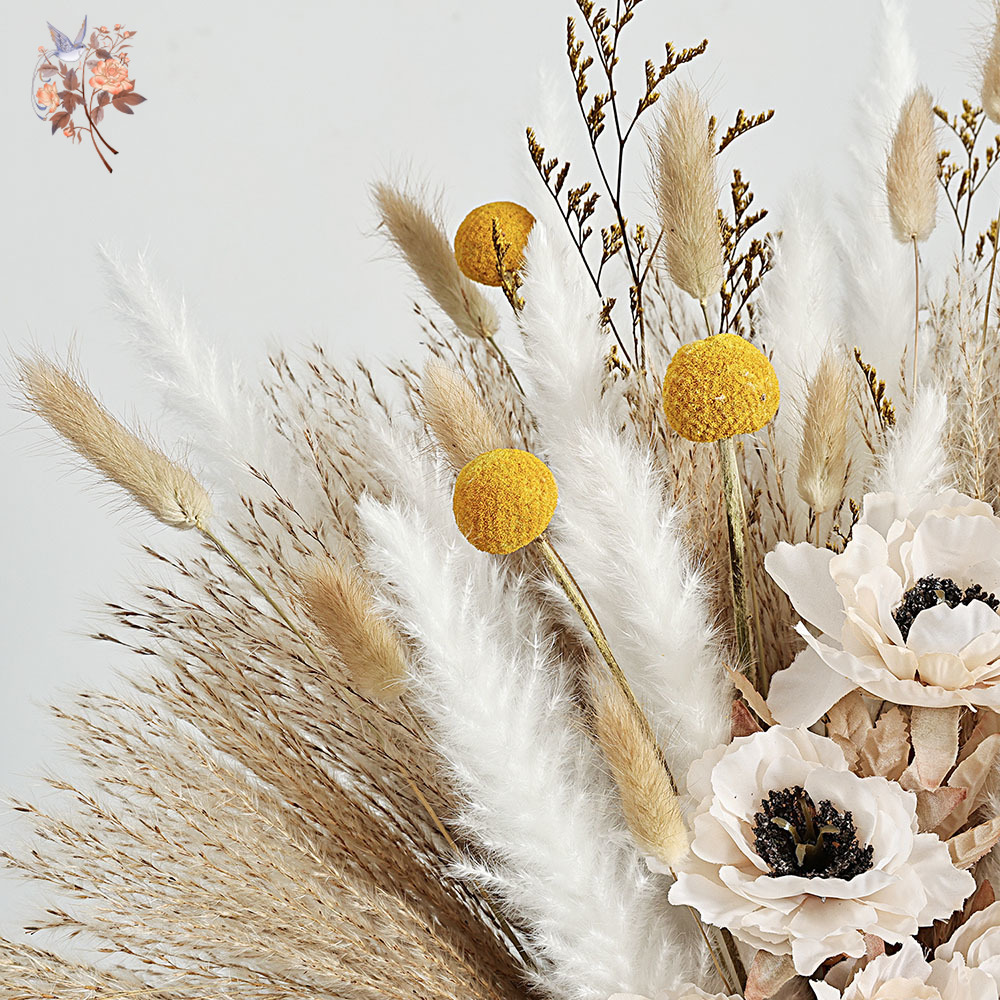 55Pcs Artificial Flower Bouque - огляд і ціна Pampas Grass Decor
