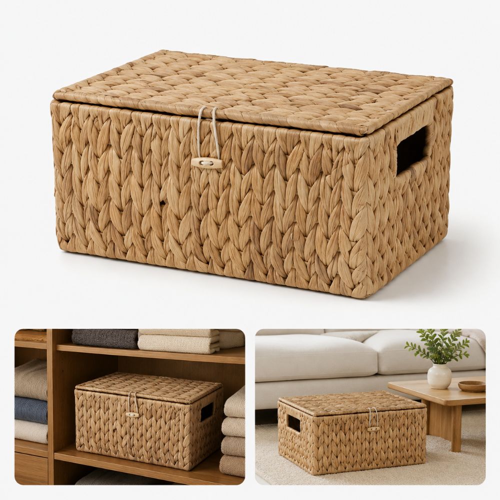 Water Hyacinth Wicker Storage  - огляд і ціна Rattan Plant Basket