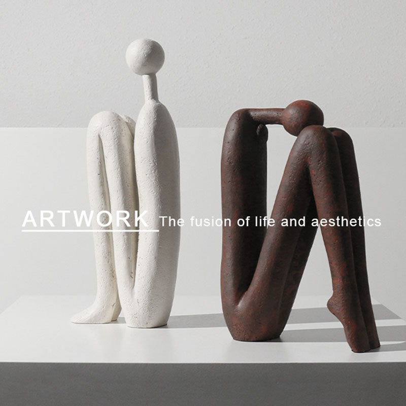 Korean Abstract Art Figure Sta - огляд і ціна Home Decor Za