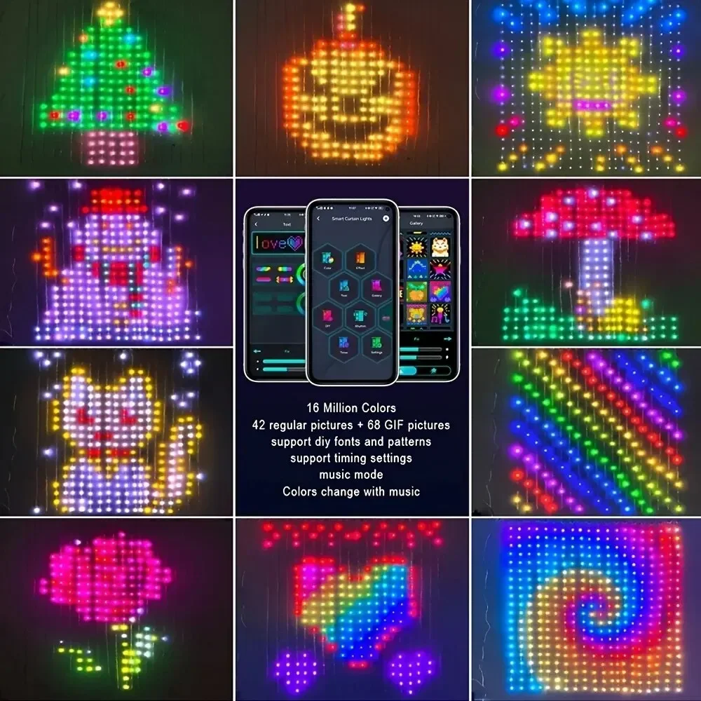 Smart LED Curtain Light APP Co - огляд і ціна Home Decor Free App