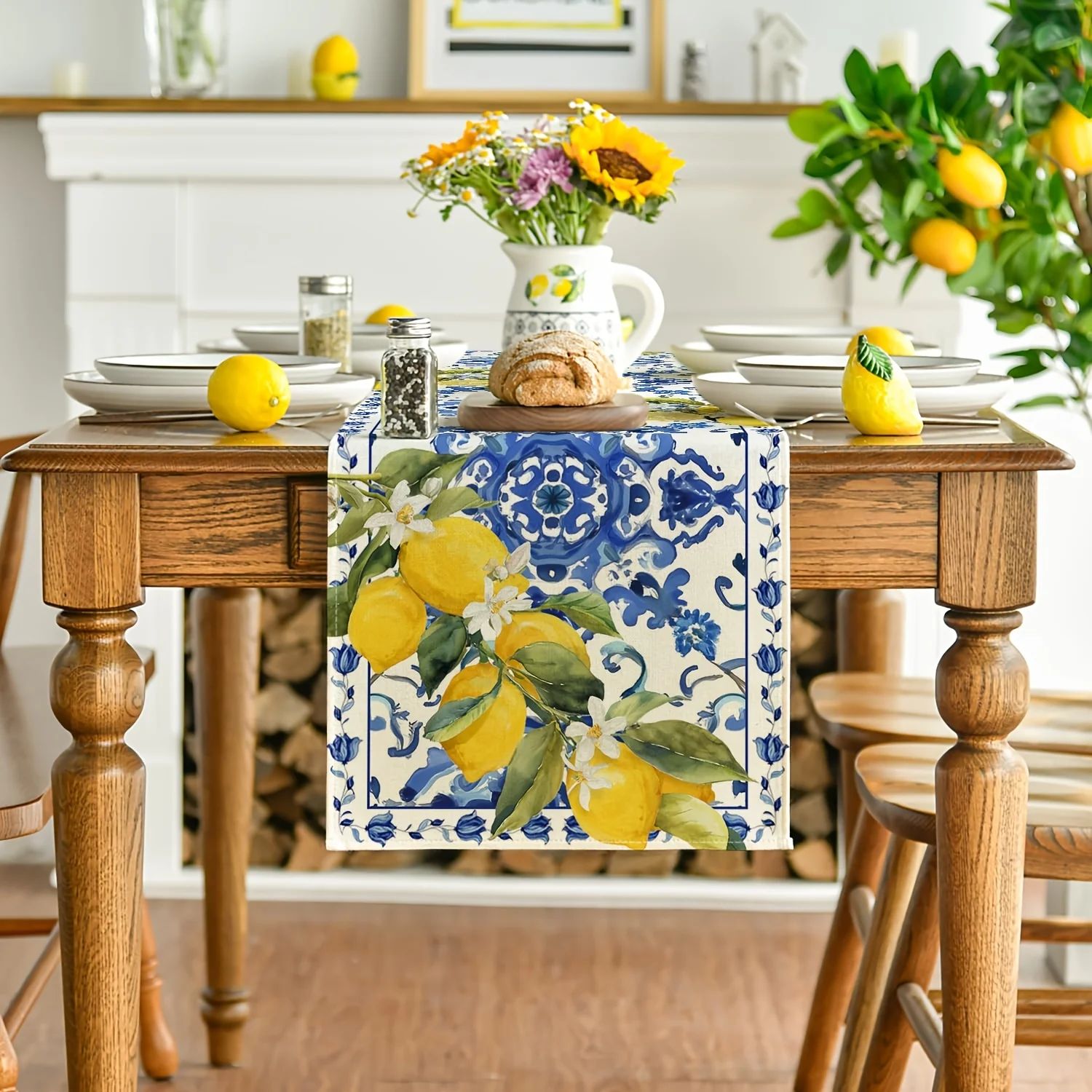 VIKAMA Farmhouse Table Runner  - огляд і ціна Linen Table Runner