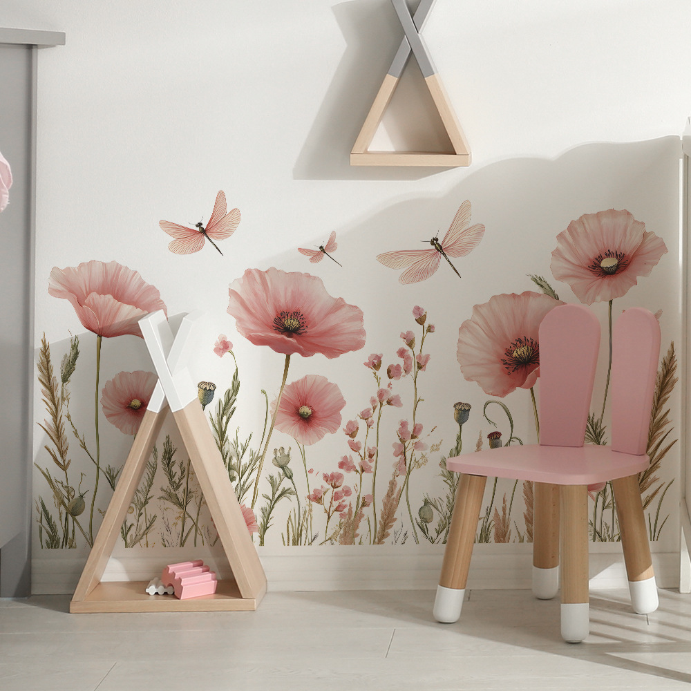 Watercolor Pink Flowers Dragon - огляд і ціна Home Decor Indonesia