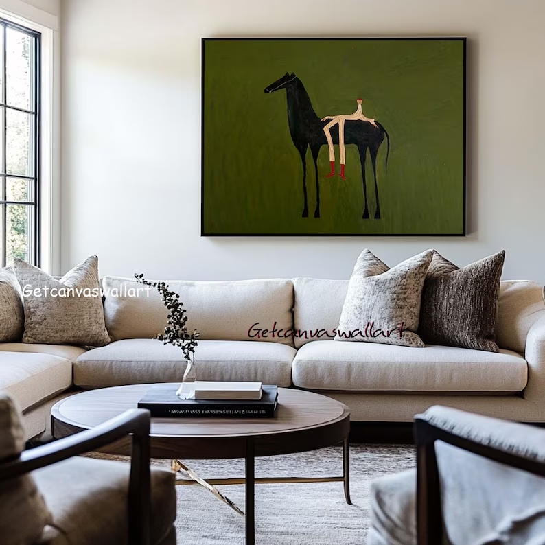 Modern Abstract Western Horse  - огляд і ціна Home Decor Theme