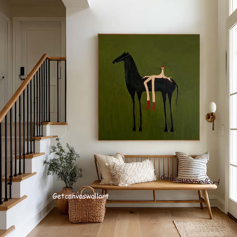 Modern Abstract Western Horse  - огляд і ціна Home Decor Theme